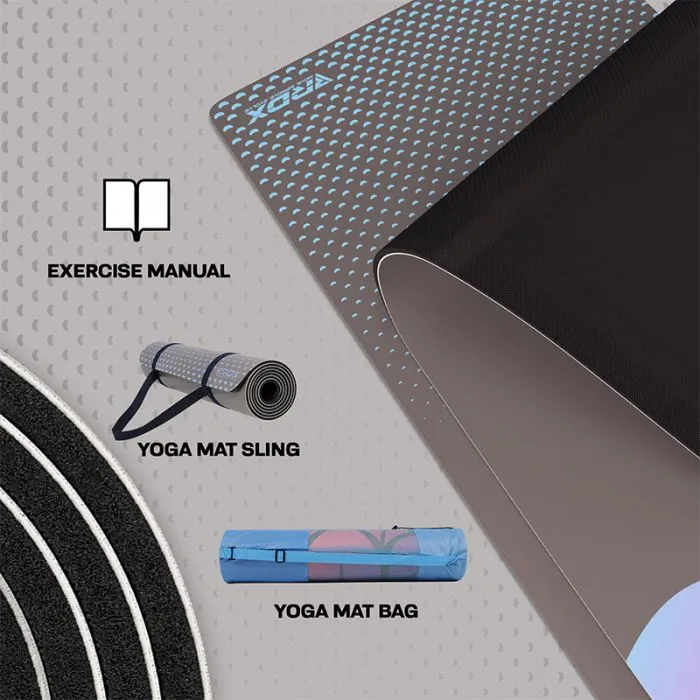 RDX D1 6mm PU Rubber Yoga Mat