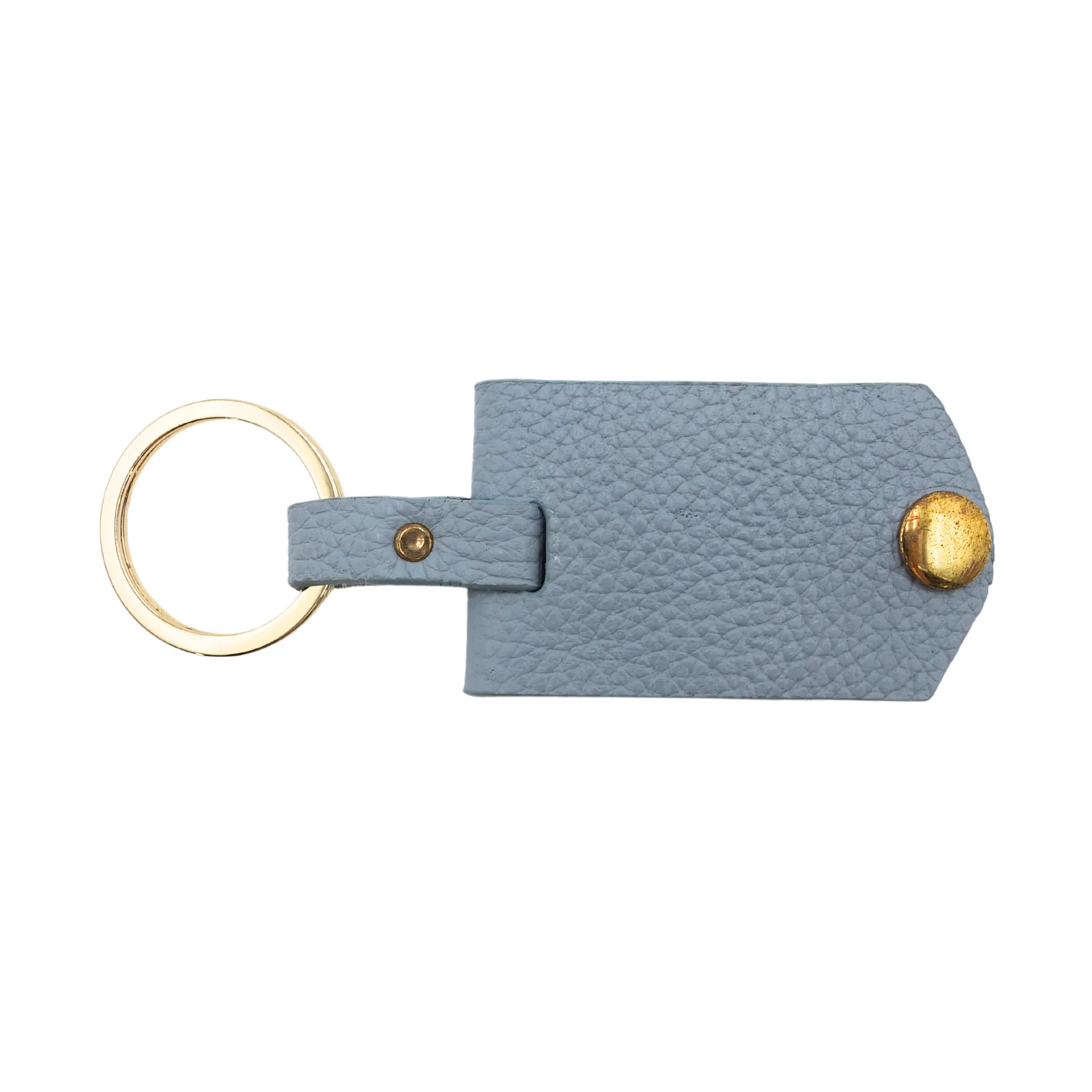 Rectangle Leather Keychain