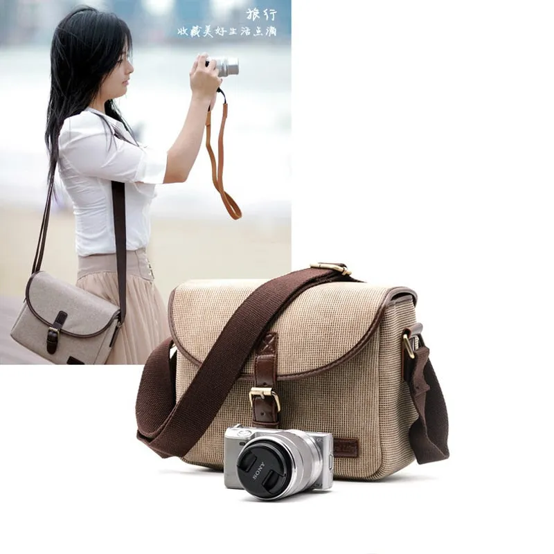 Retro Photo Case Camera Bag Cover For Canon EOS 5D Mark III II 200D 77D 7D 80D 800D 1500D 1300D 6D 70D 760D 750D 700D 600D 1200D