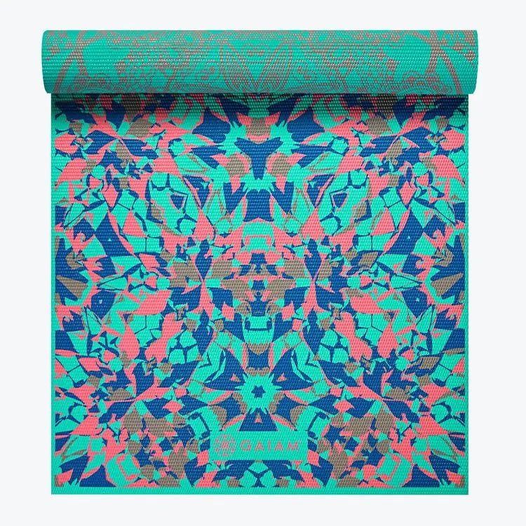 Reversible Kaleidoscope Yoga Mat (6mm)