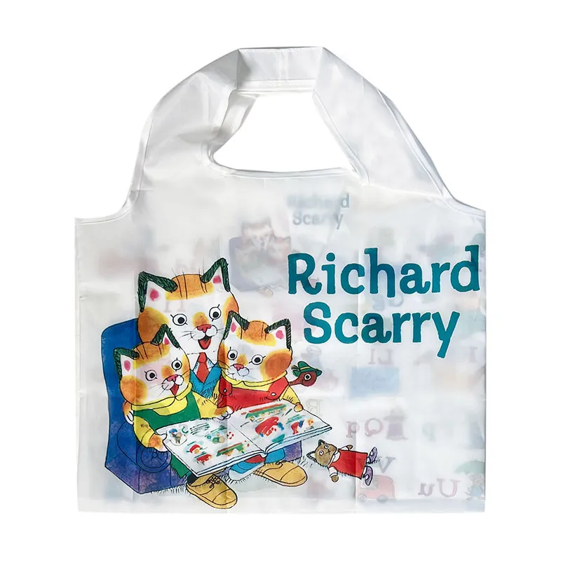 Richard Scarry Portable Shopping Bag · Alphabet Characters and Cat Family *Limited Edition