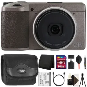 Ricoh GR III Diary Edition Digital Camera with Starter Bundle