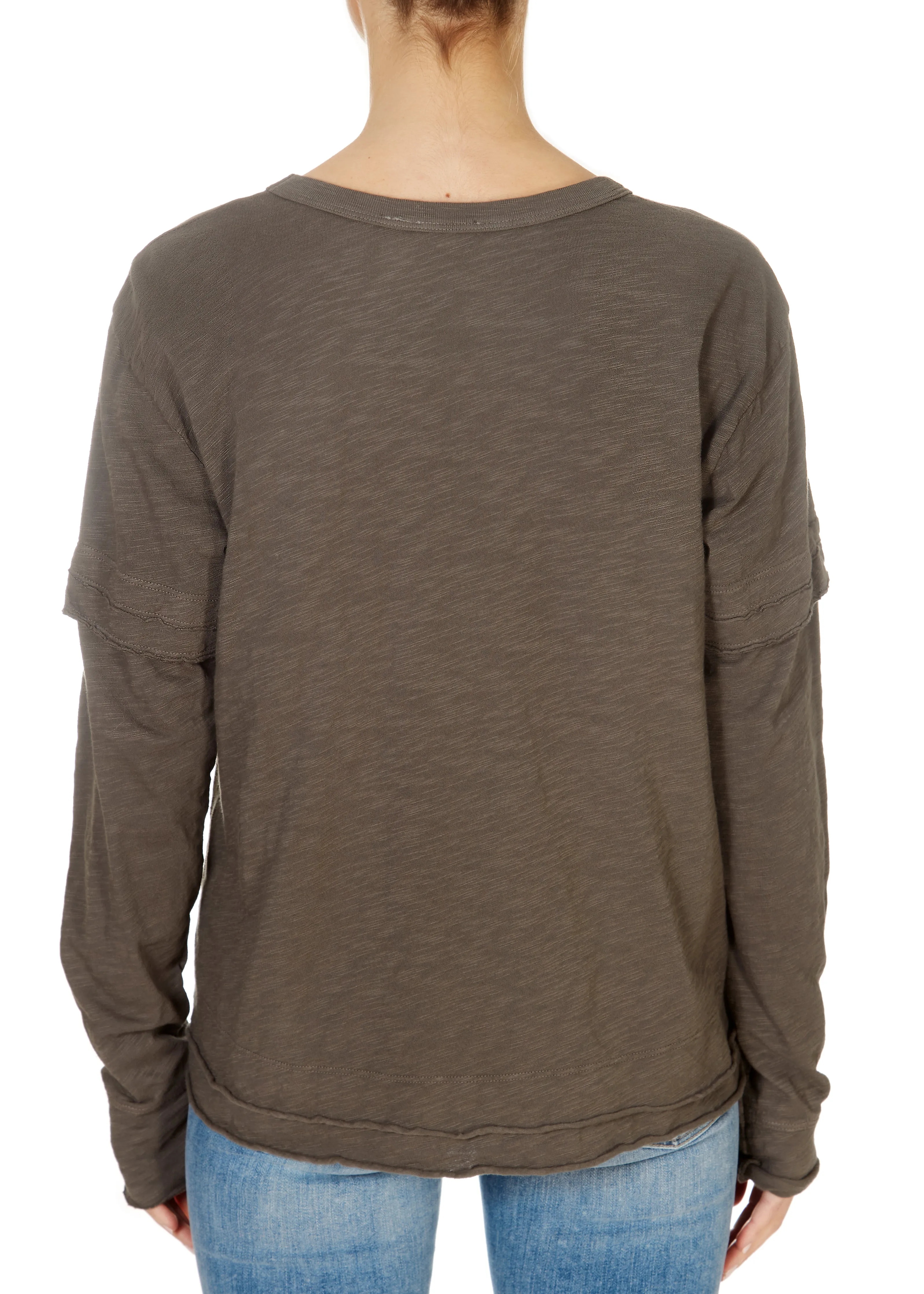 Round Neck Long Sleeve Top