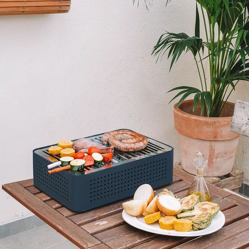 RS Barcelona Mon Oncle Portable BBQ in Blue