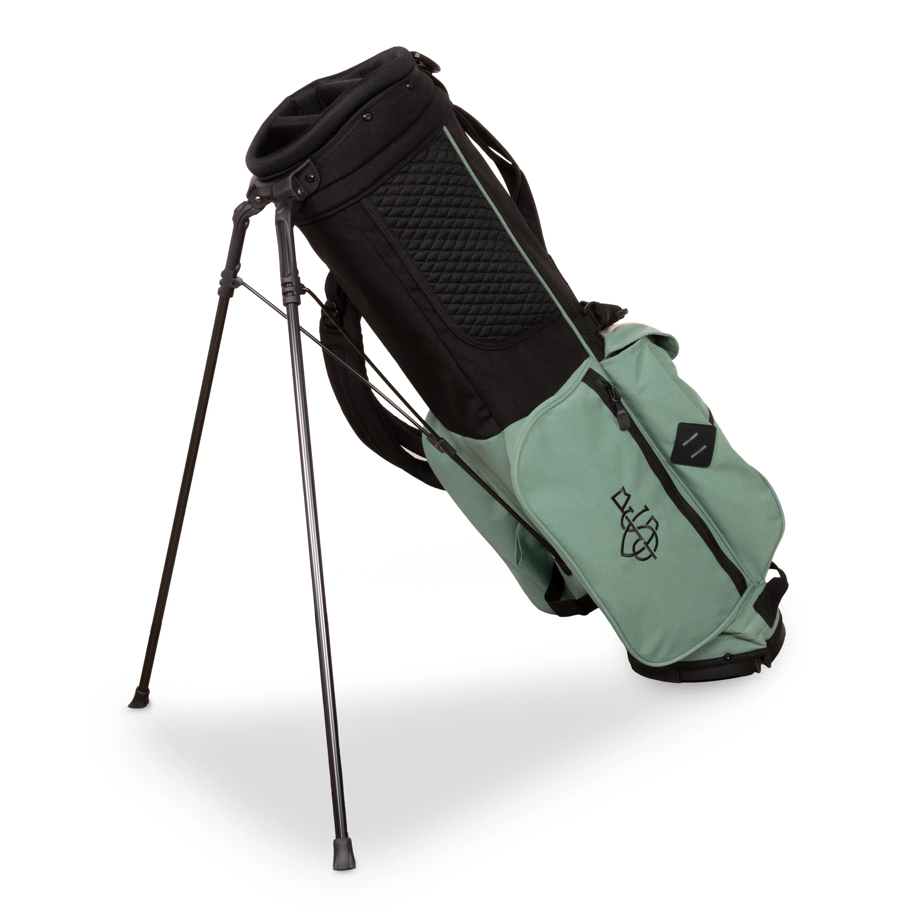 Seamus x Jones Rover Stand Bag - Black/Sage Leaf