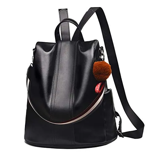 shepretty Women's Anti-Theft Backpack Leather Shoulder Bags