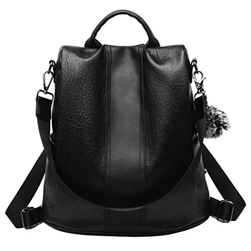 shepretty Women's Anti-Theft Backpack Leather Shoulder Bags