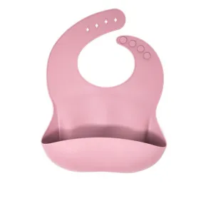 Silicone Bib - Mauve