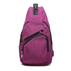 Small Plum Anti Theft Daypack