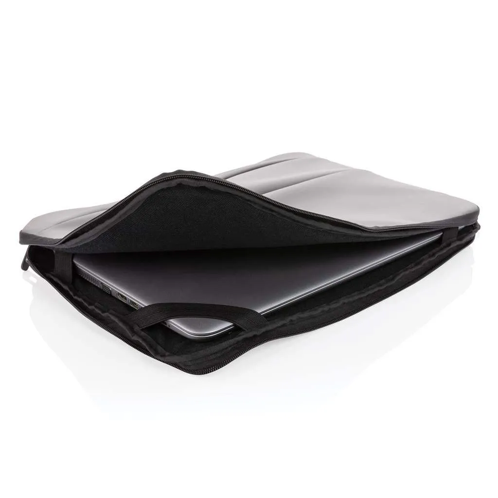 Smooth PU 15.6inch Laptop Sleeve with Handle