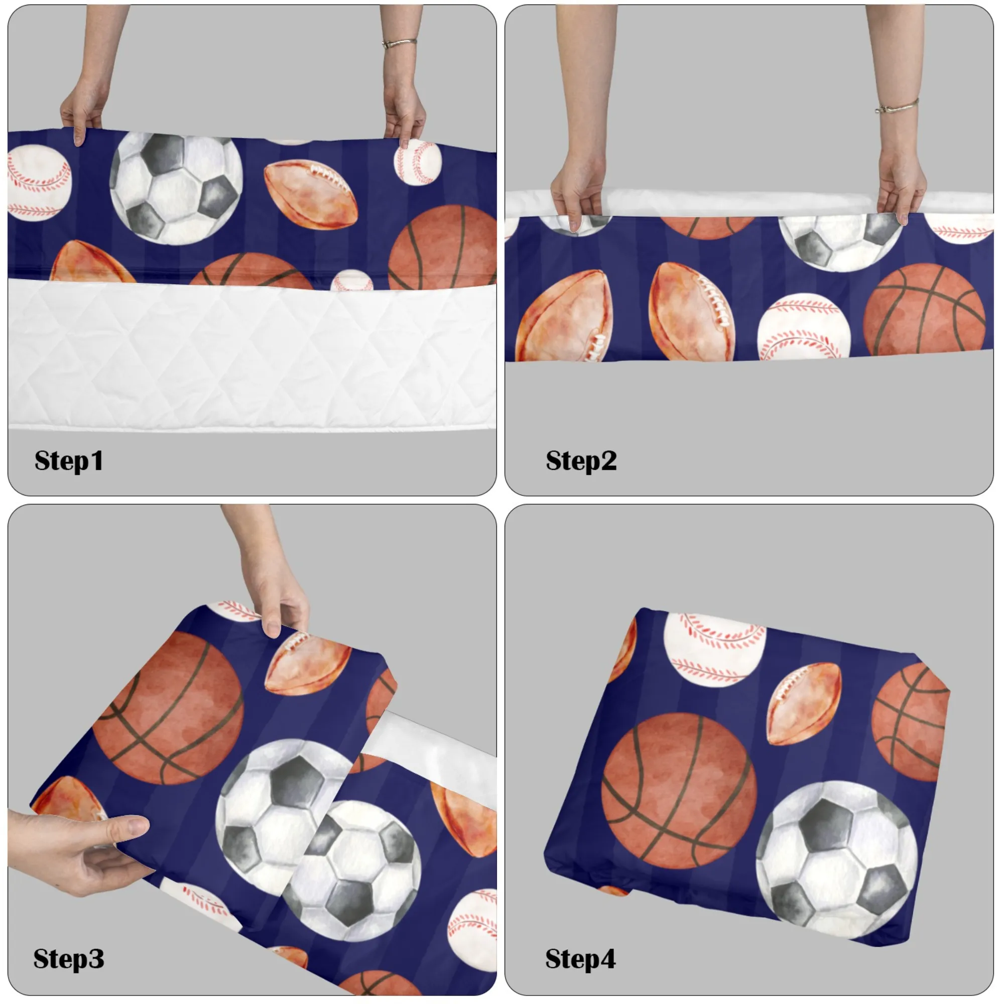 Sports Fan Kids' Long Sleeping Bag | A Catchy Blend of Comfort & Style | Lightweight and Durable Sleeping Bag for Kids