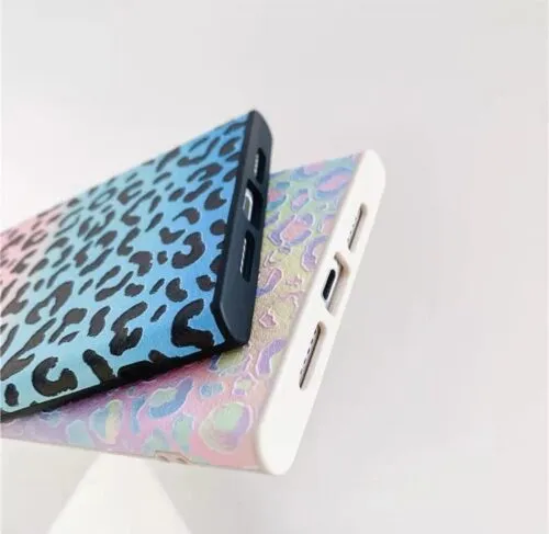 Square Leopard Colorful Case