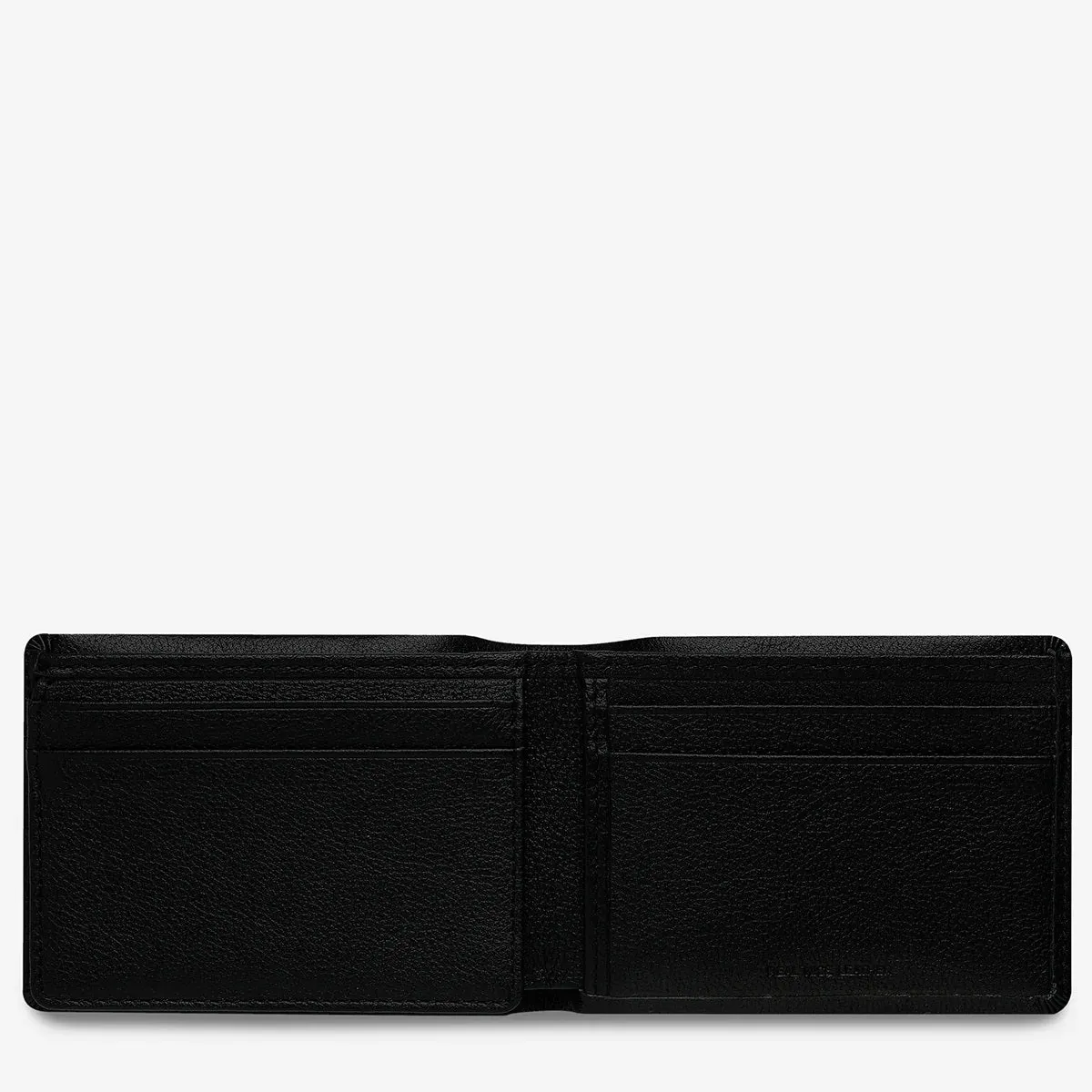 Status Anxiety MENS JONAH WALLET BLACK LEATHER