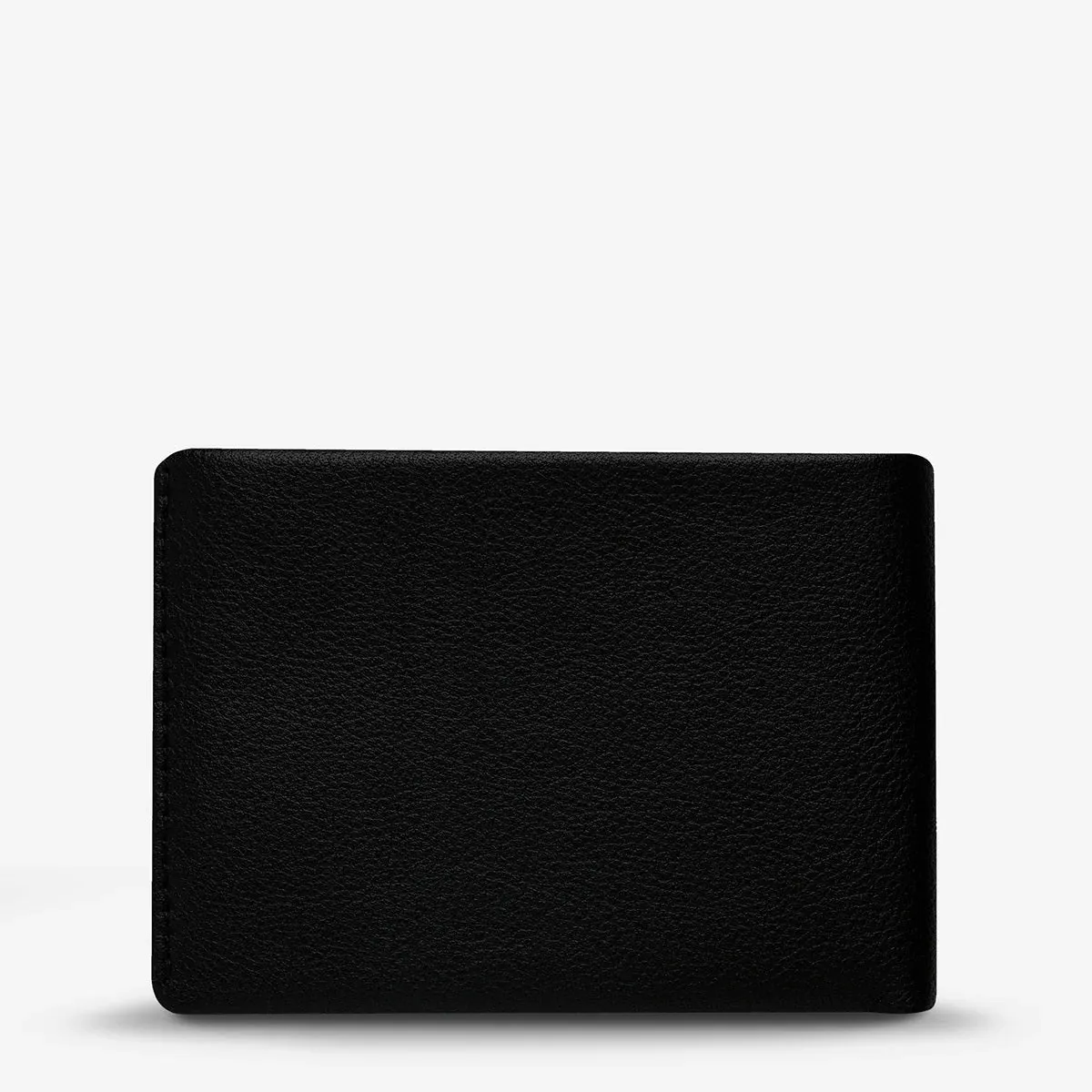 Status Anxiety MENS JONAH WALLET BLACK LEATHER