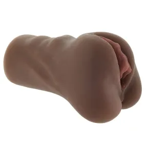 Stroke It Anatomical Pussy Stroker in Brown