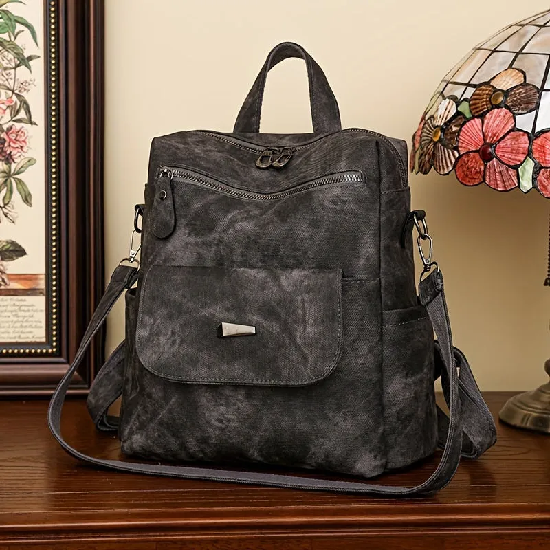 Stylish Vintage AntiTheft Backpack for Womens Travel and School