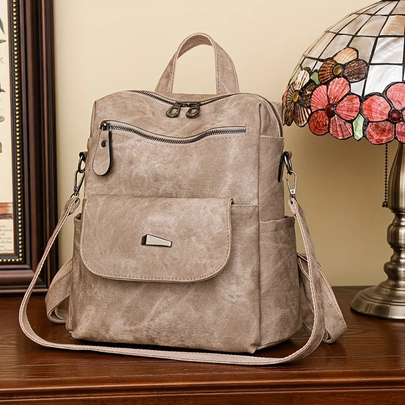 Stylish Vintage AntiTheft Backpack for Womens Travel and School