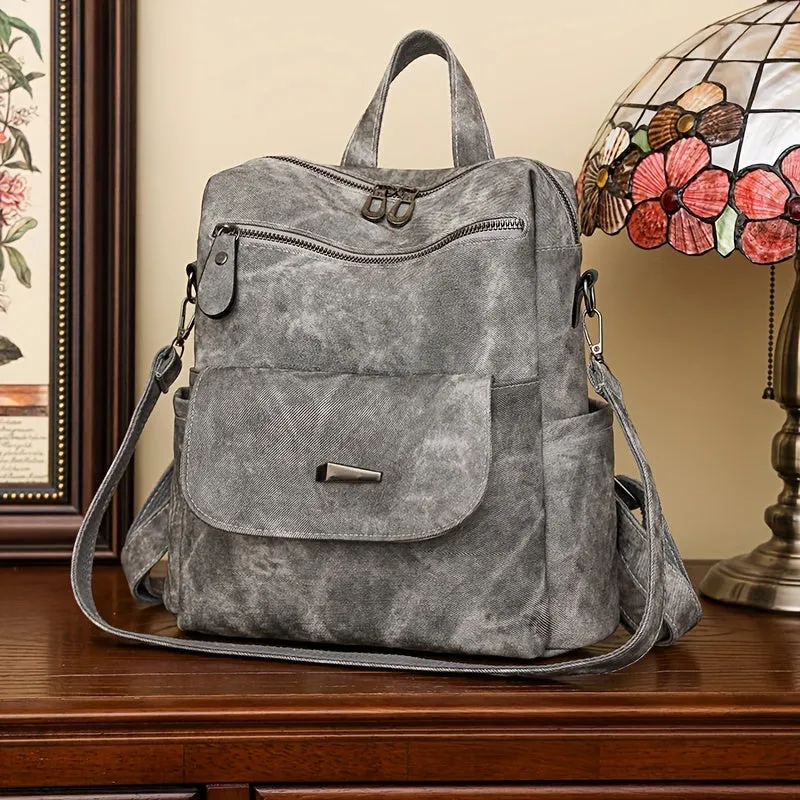 Stylish Vintage AntiTheft Backpack for Womens Travel and School