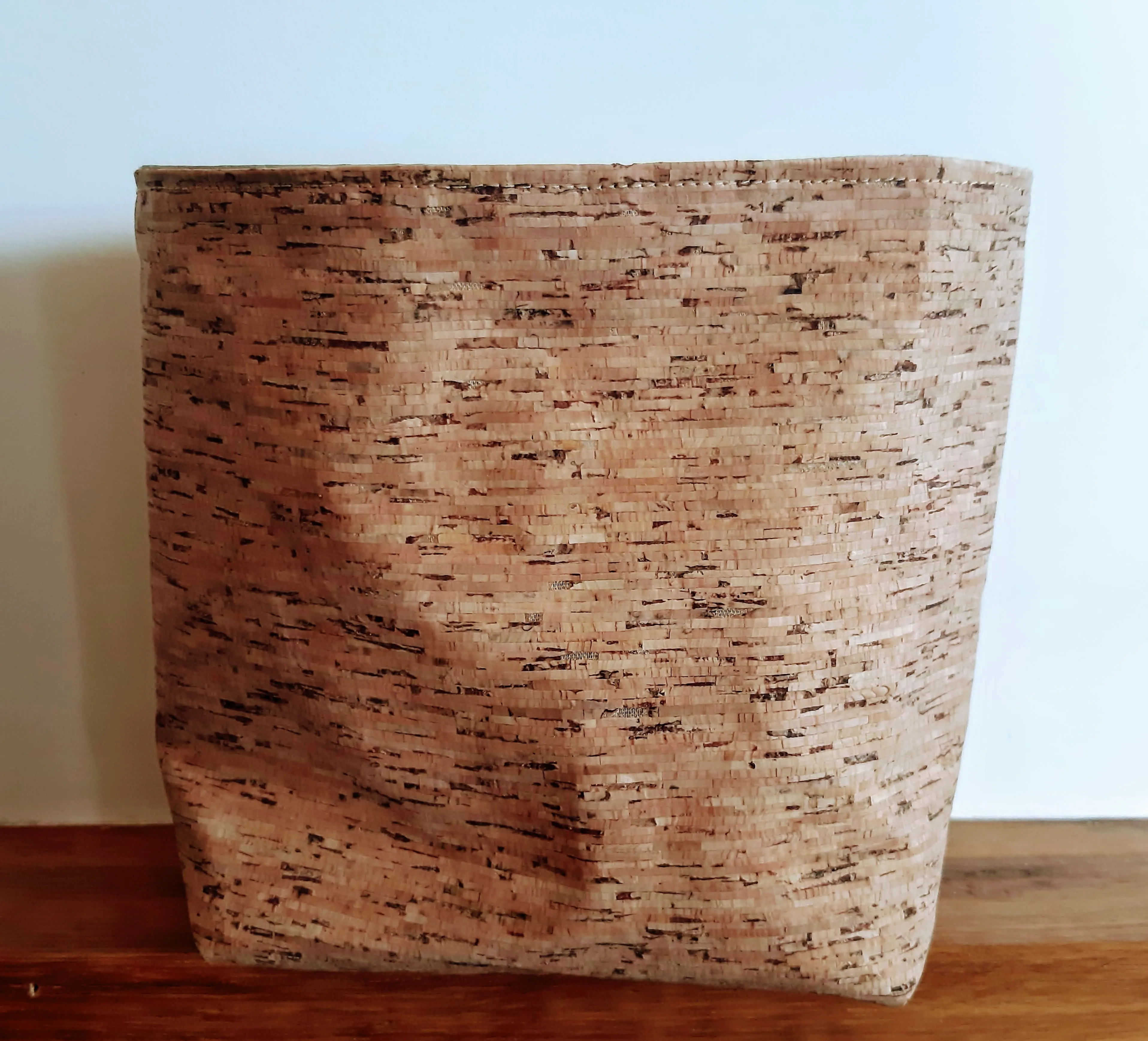 Sustainable Cork Utility Bag Pot Plant Holder