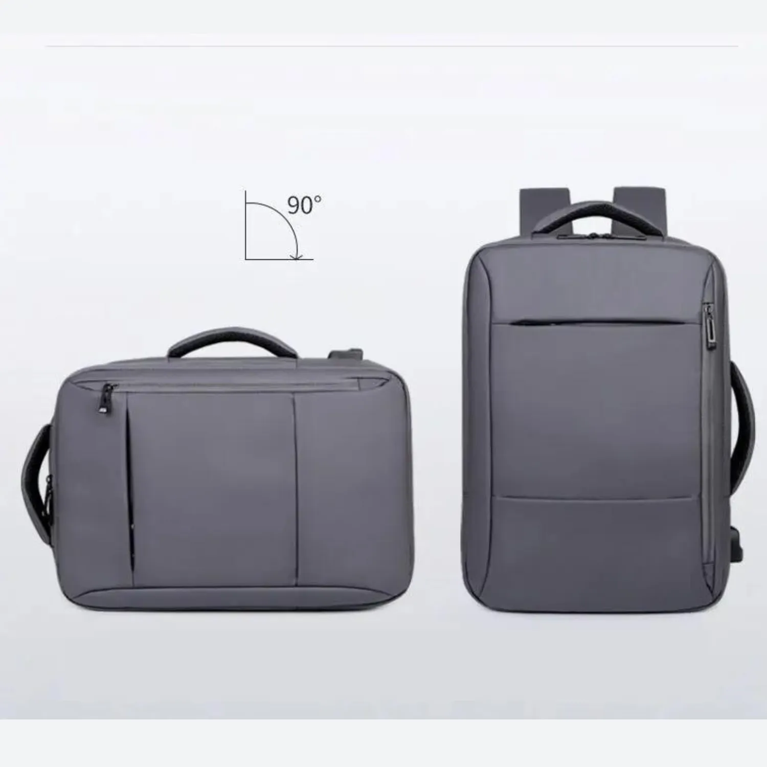 Tech-Savvy Commuter: Modern USB Charging Laptop Backpack