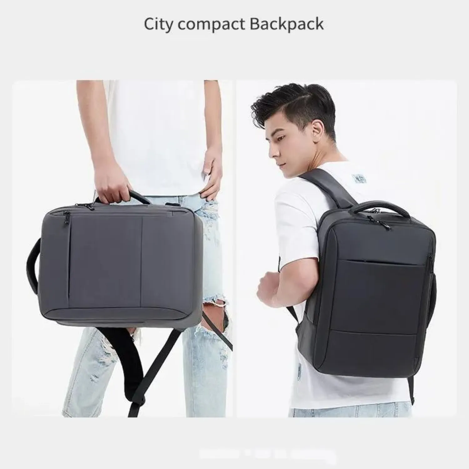 Tech-Savvy Commuter: Modern USB Charging Laptop Backpack