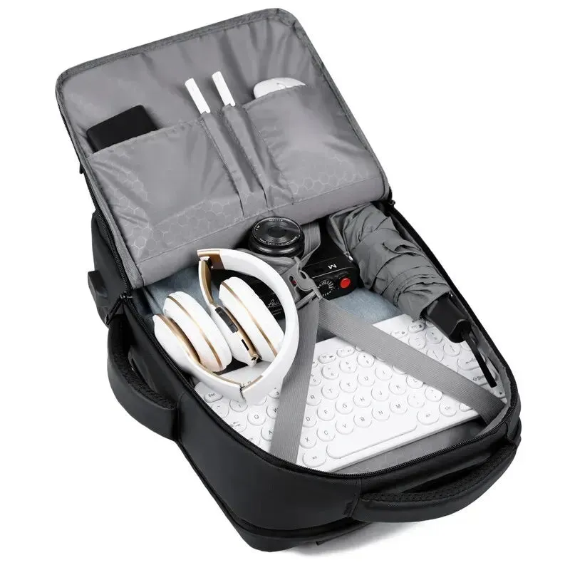 Tech-Savvy Commuter: Modern USB Charging Laptop Backpack