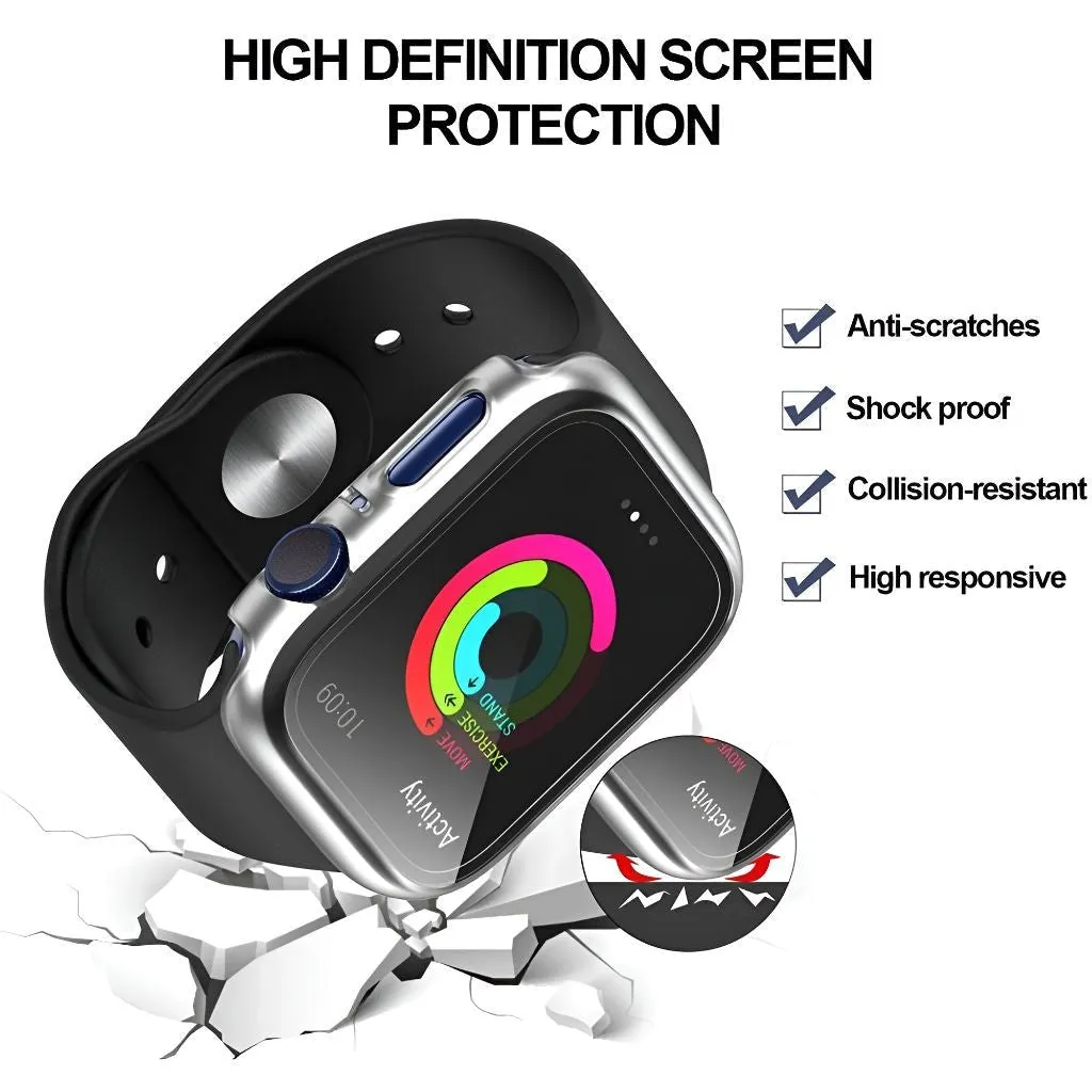 Tempered Glass Protective Watch Case