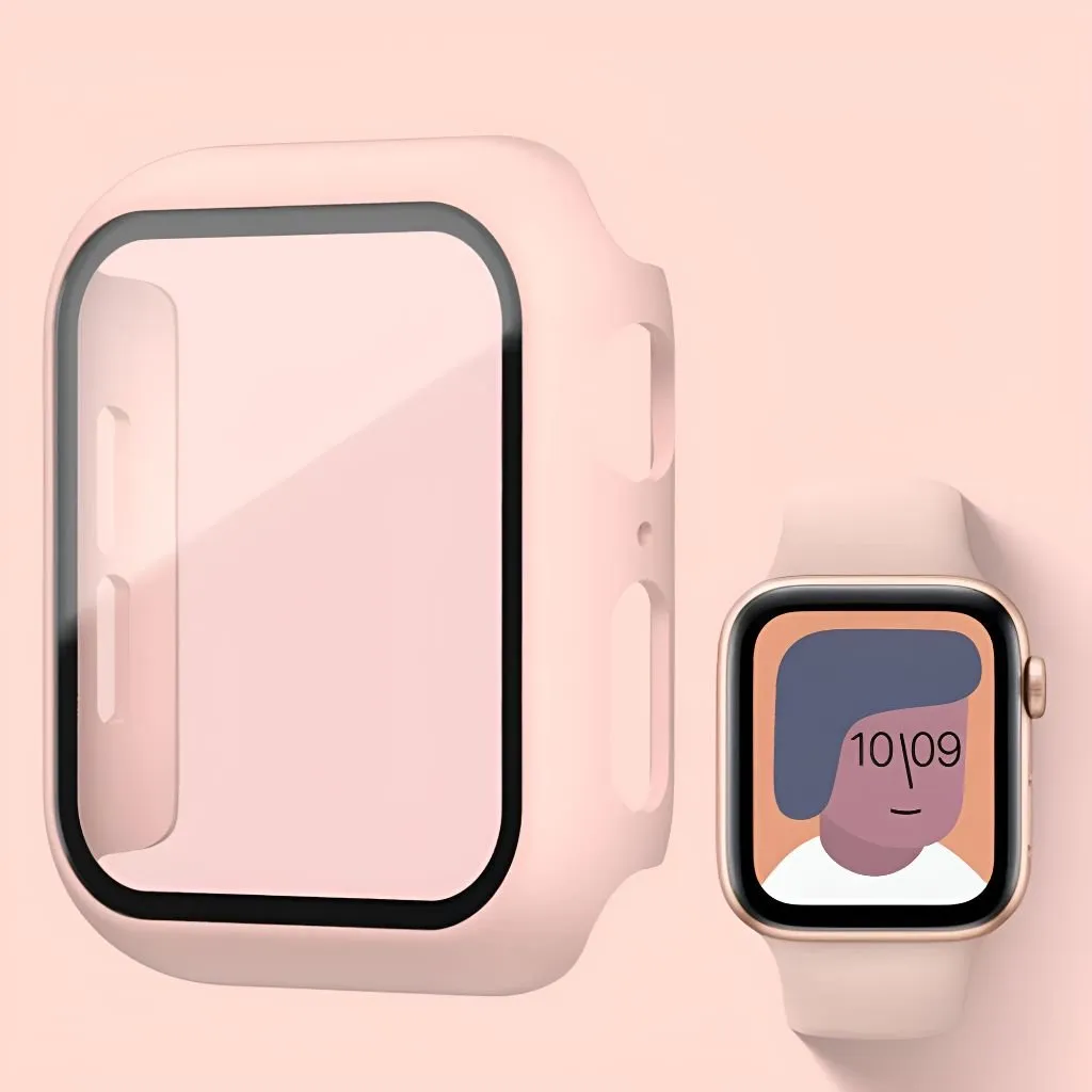 Tempered Glass Protective Watch Case