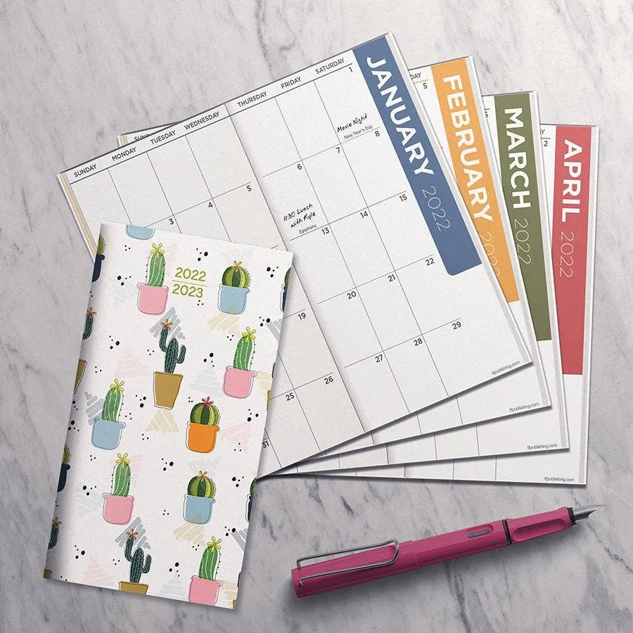 TF Publishing - Paper Goods - Cactus Cuties 2-Year Small Monthly Planner