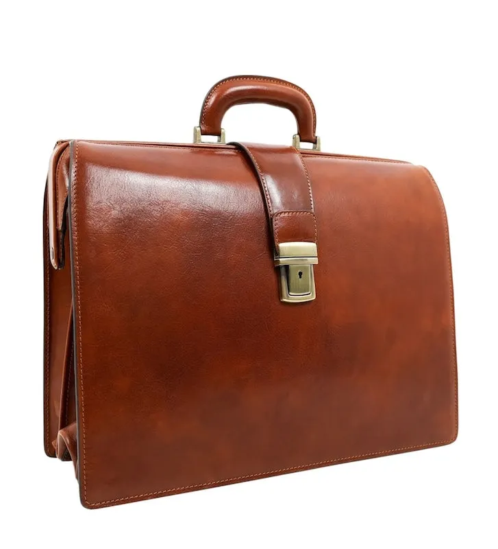 The Firm - Large Leather Briefcase