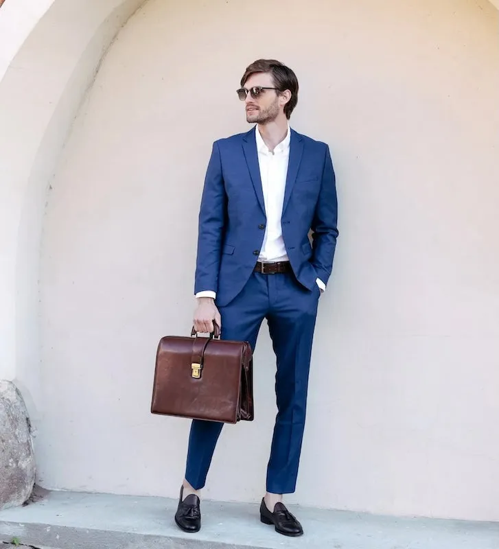 The Firm - Large Leather Briefcase