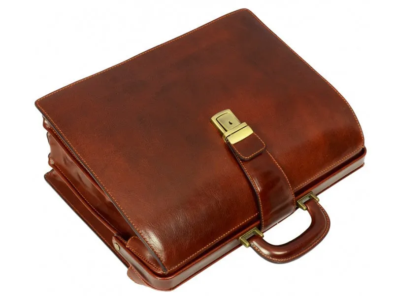 The Firm - Large Leather Briefcase