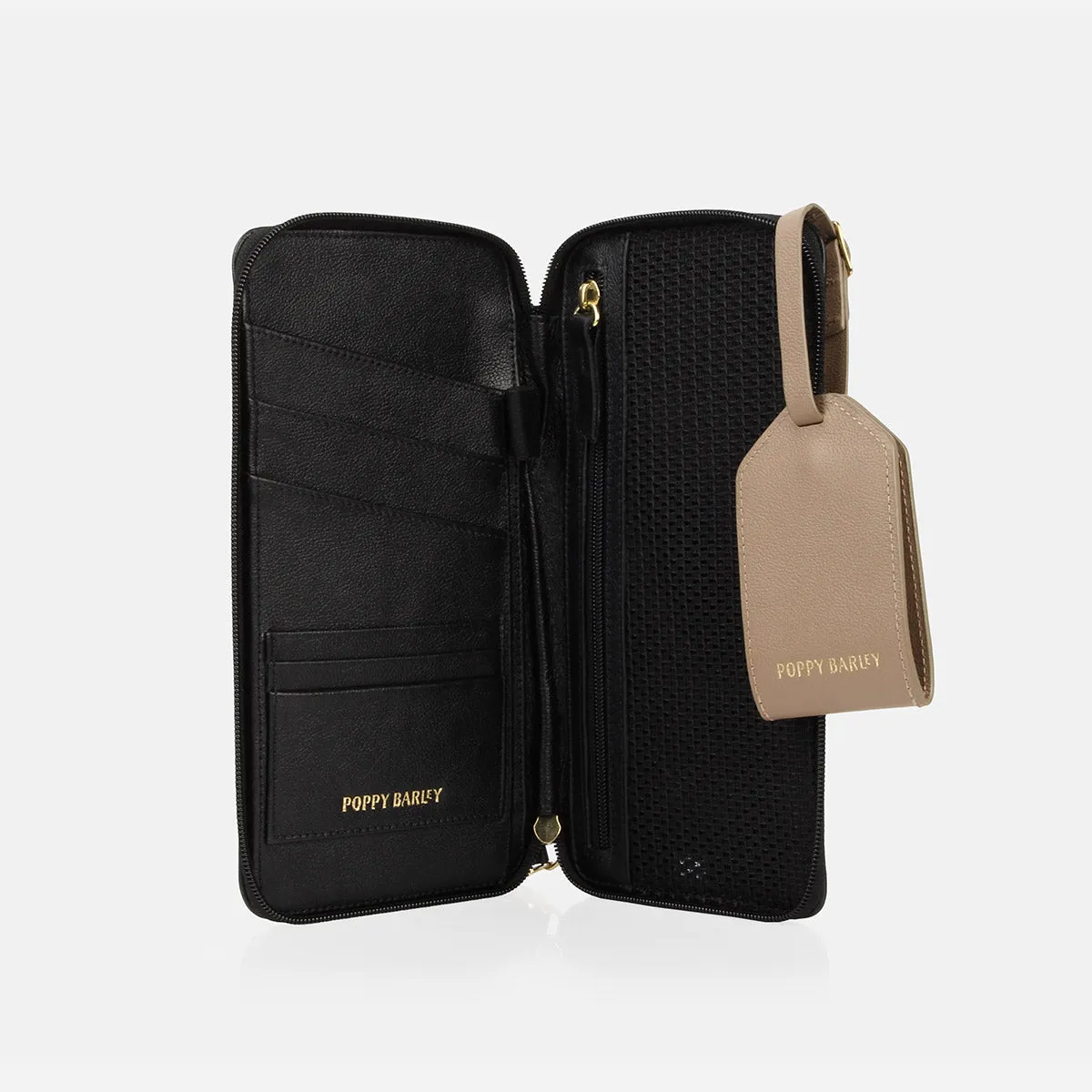 The Flying Solo Passport Holder   Slim Luggage Tag Set