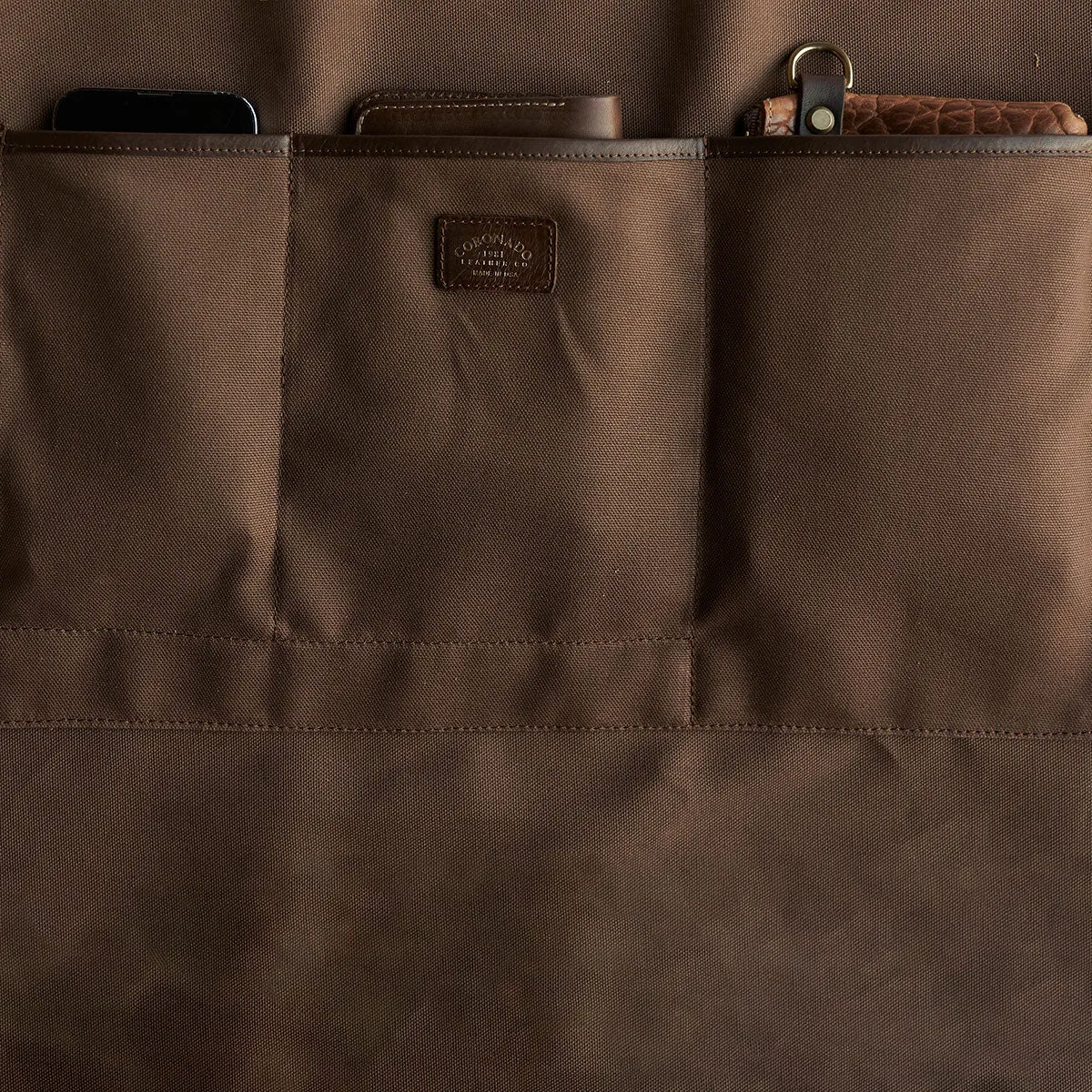 The Porter Briefcase | Bison Brown