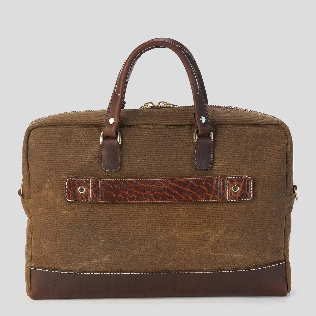 The Porter Briefcase | Bison Brown