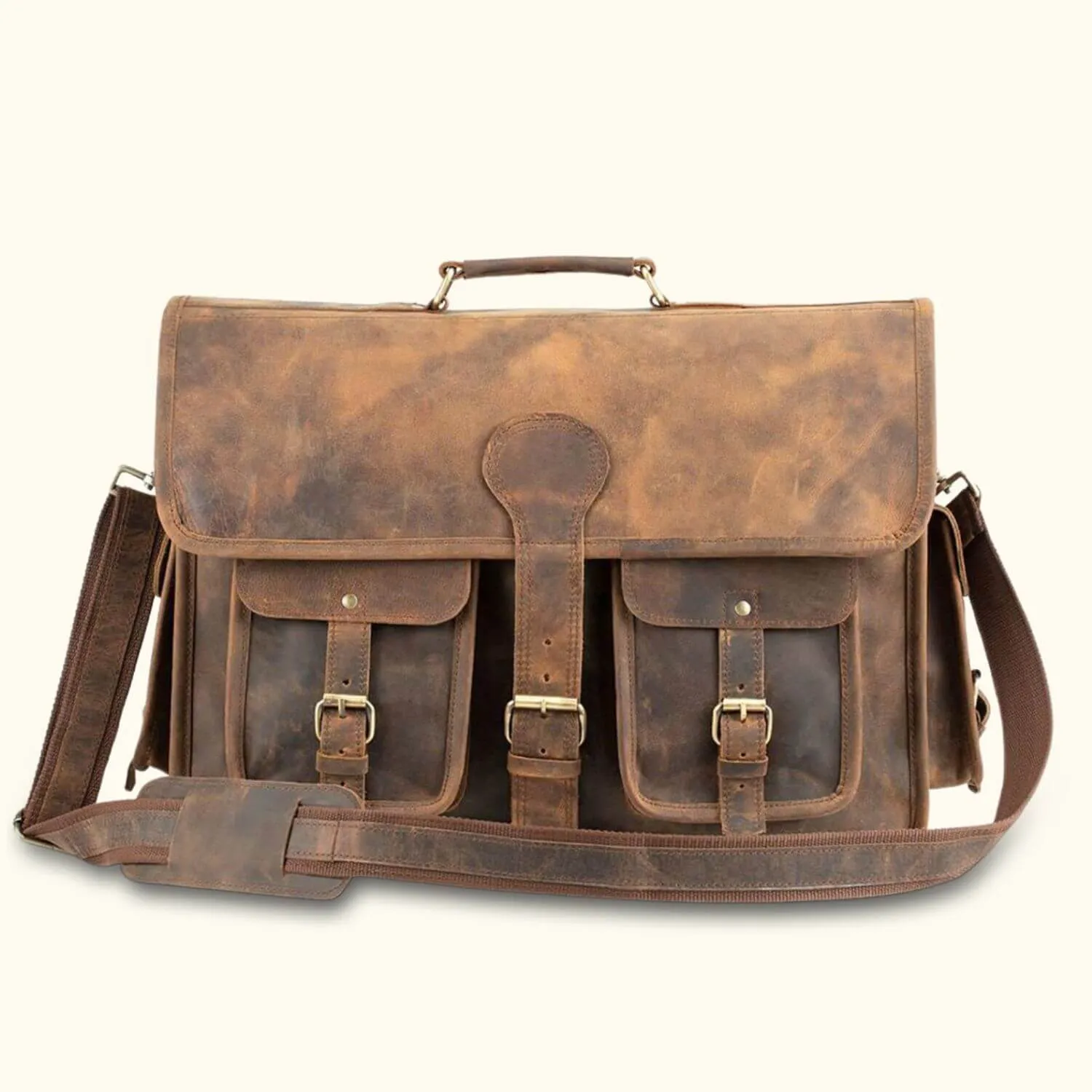 The Saloon Street - Satchel Leather Briefcase