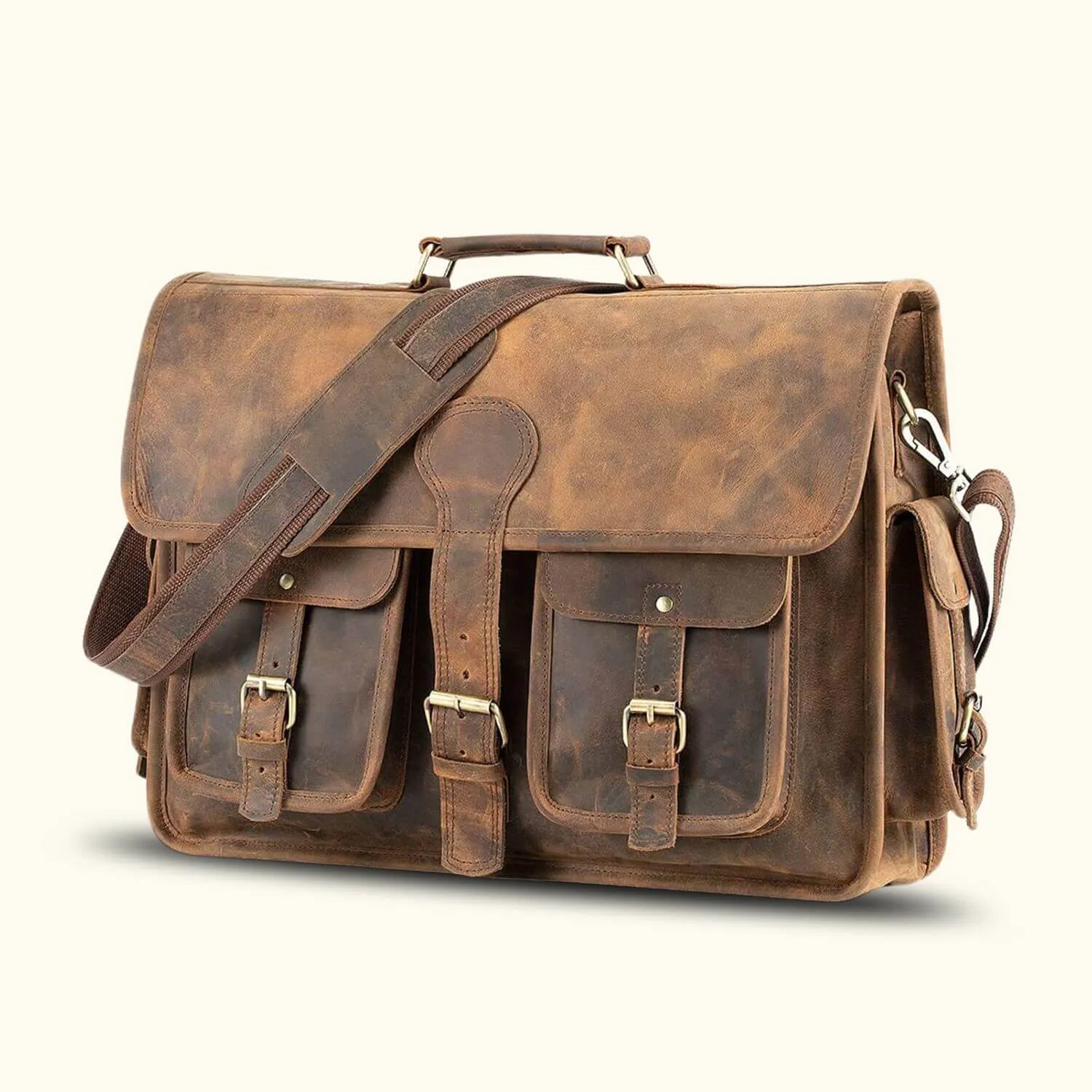 The Saloon Street - Satchel Leather Briefcase