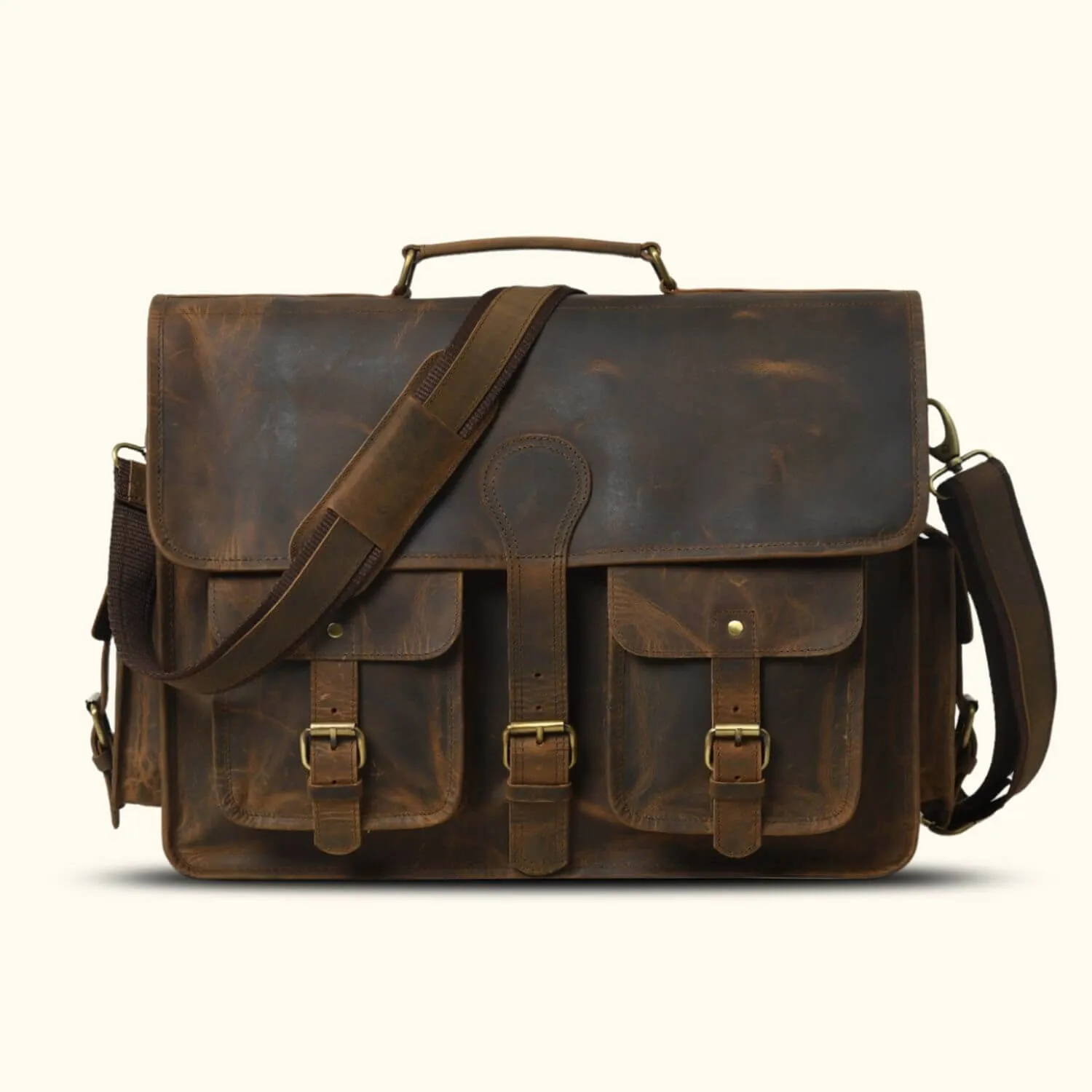 The Saloon Street - Satchel Leather Briefcase