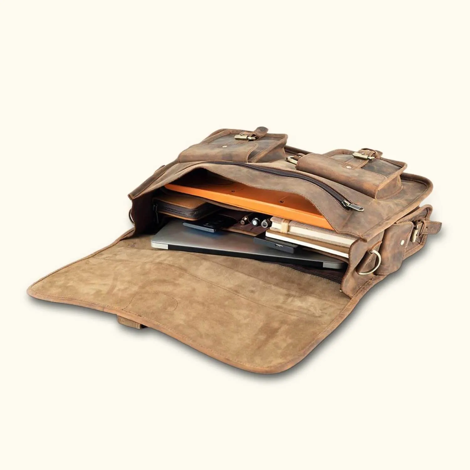 The Saloon Street - Satchel Leather Briefcase