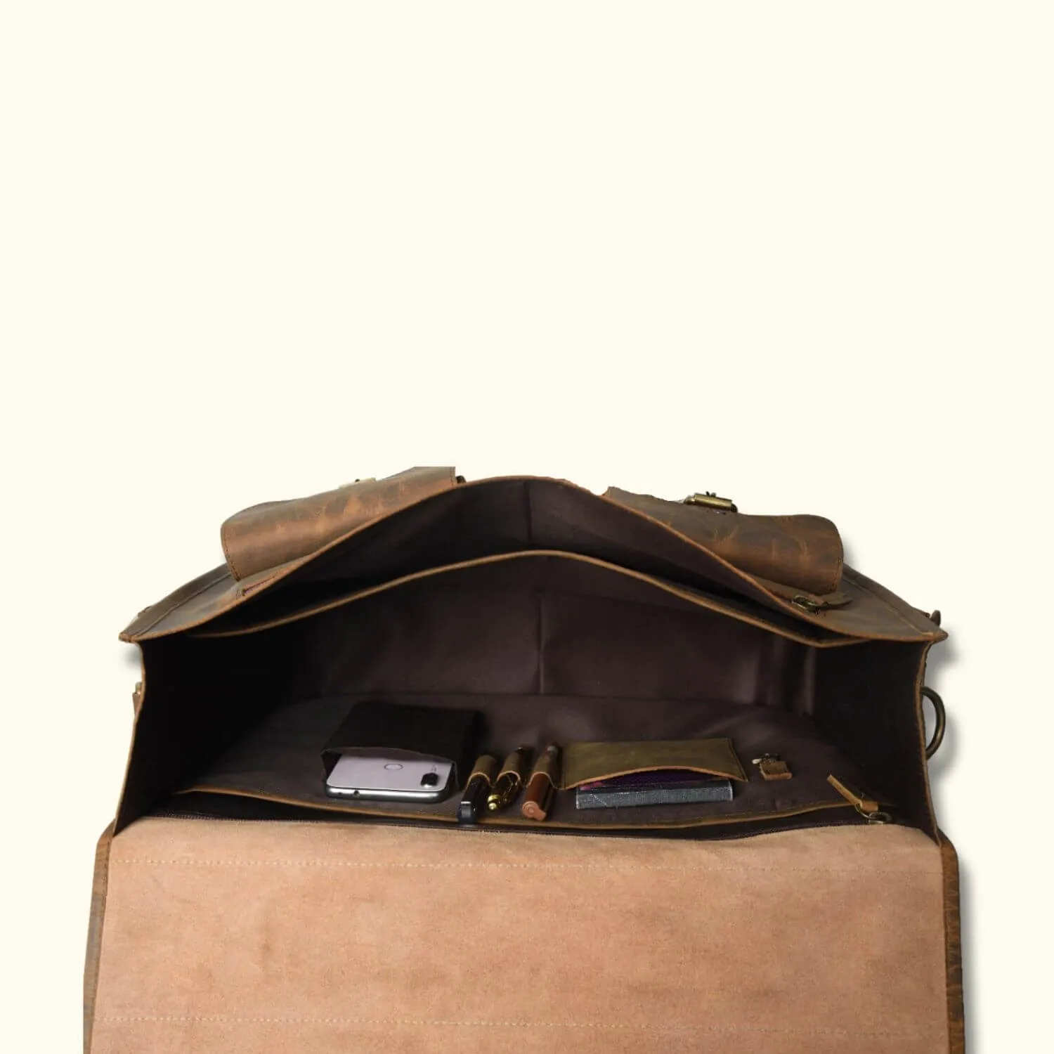 The Saloon Street - Satchel Leather Briefcase