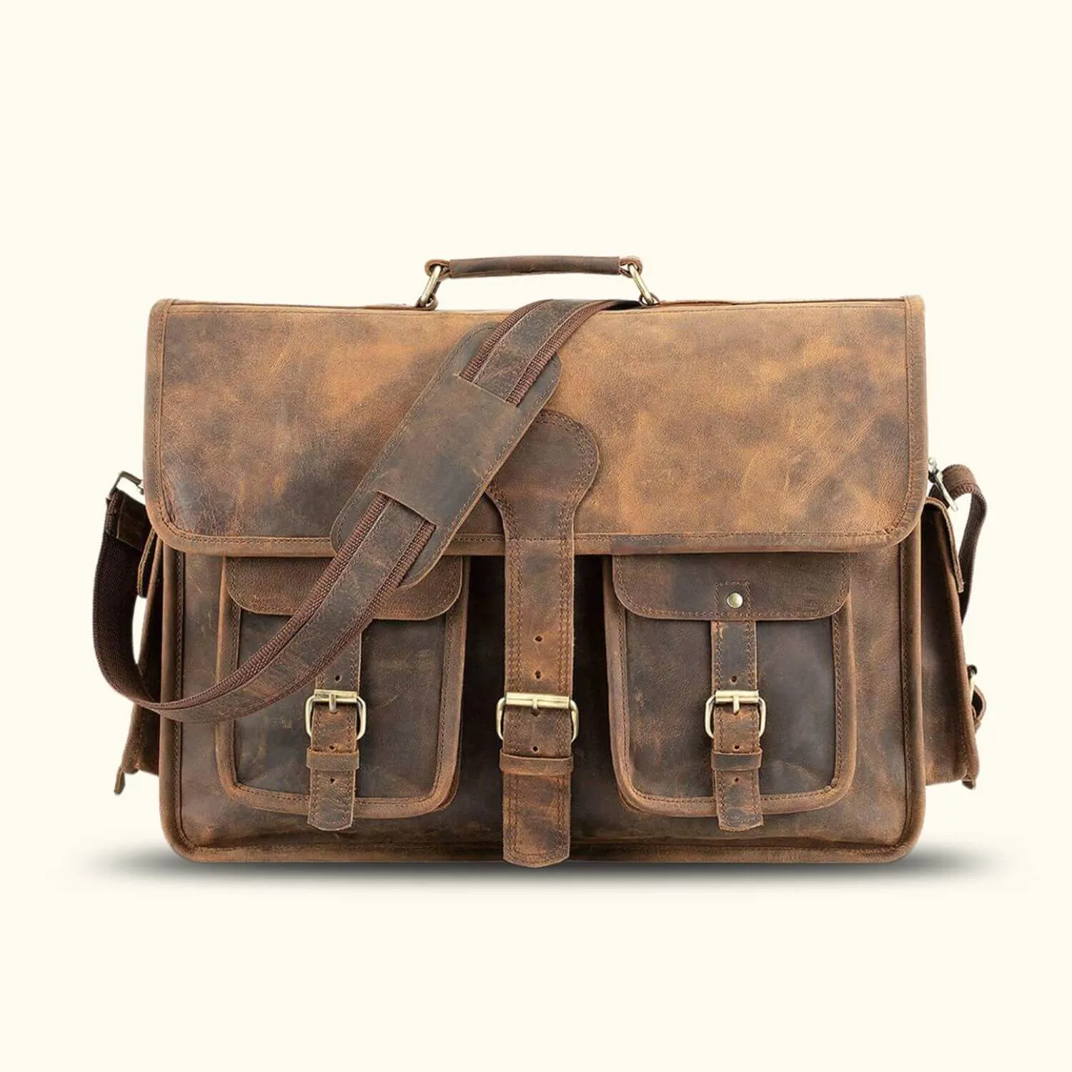 The Saloon Street - Satchel Leather Briefcase