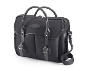 Thomas Briefcase & Laptop Bag - Black FibreNyte / Black Leather