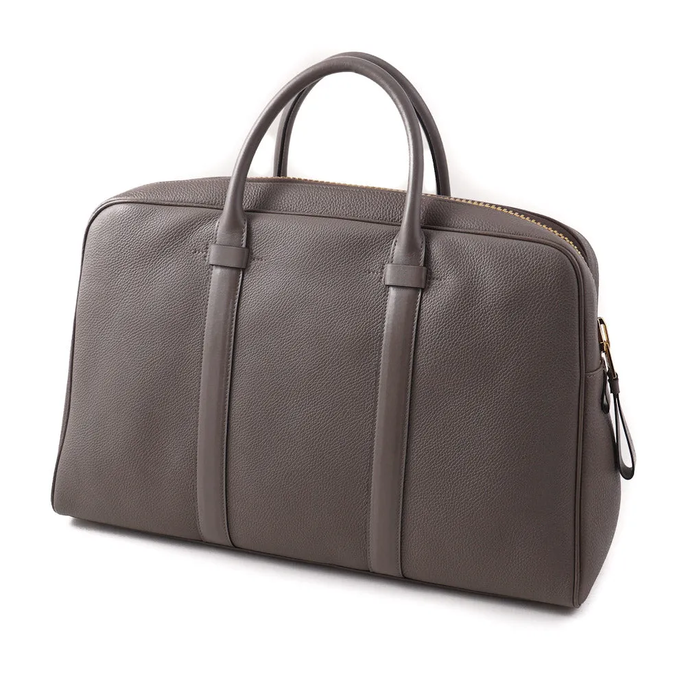 Tom Ford Large Buckley Bag in Gray-Brown