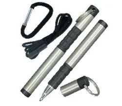 Trekker Space Pen w- Carabiner & Lanyard