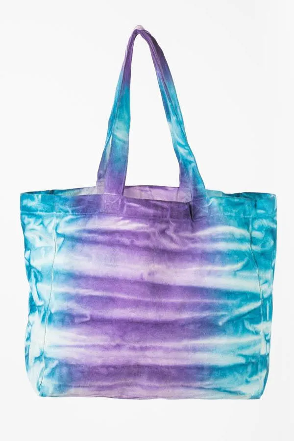 Tribal Tie-Dye Beachy Tote Bag