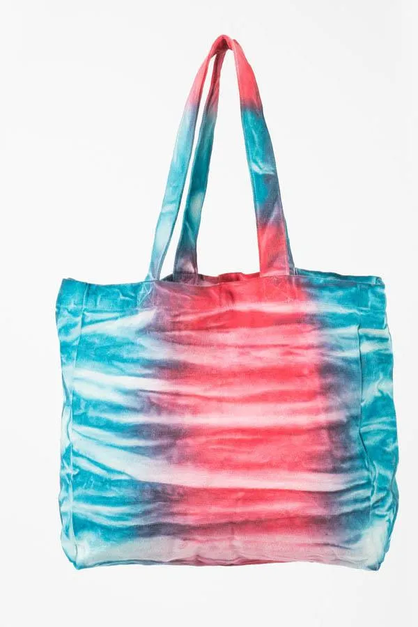 Tribal Tie-Dye Beachy Tote Bag