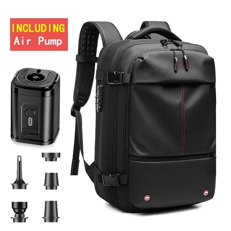 Vacuum Backpack with Electric Pump for Travel Bag for Men