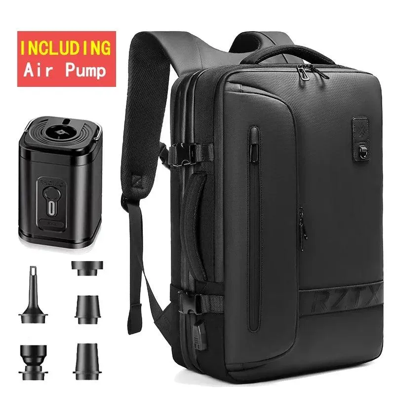 Vacuum Backpack with Electric Pump for Travel Bag for Men