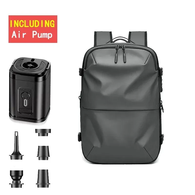 Vacuum Backpack with Electric Pump for Travel Bag for Men