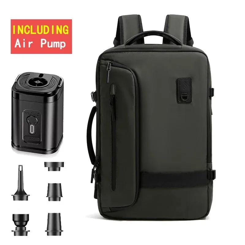 Vacuum Backpack with Electric Pump for Travel Bag for Men